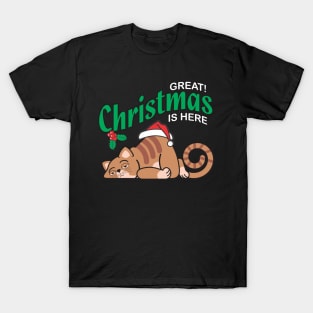 Christmas To Do List - Christmas Cat T-Shirt